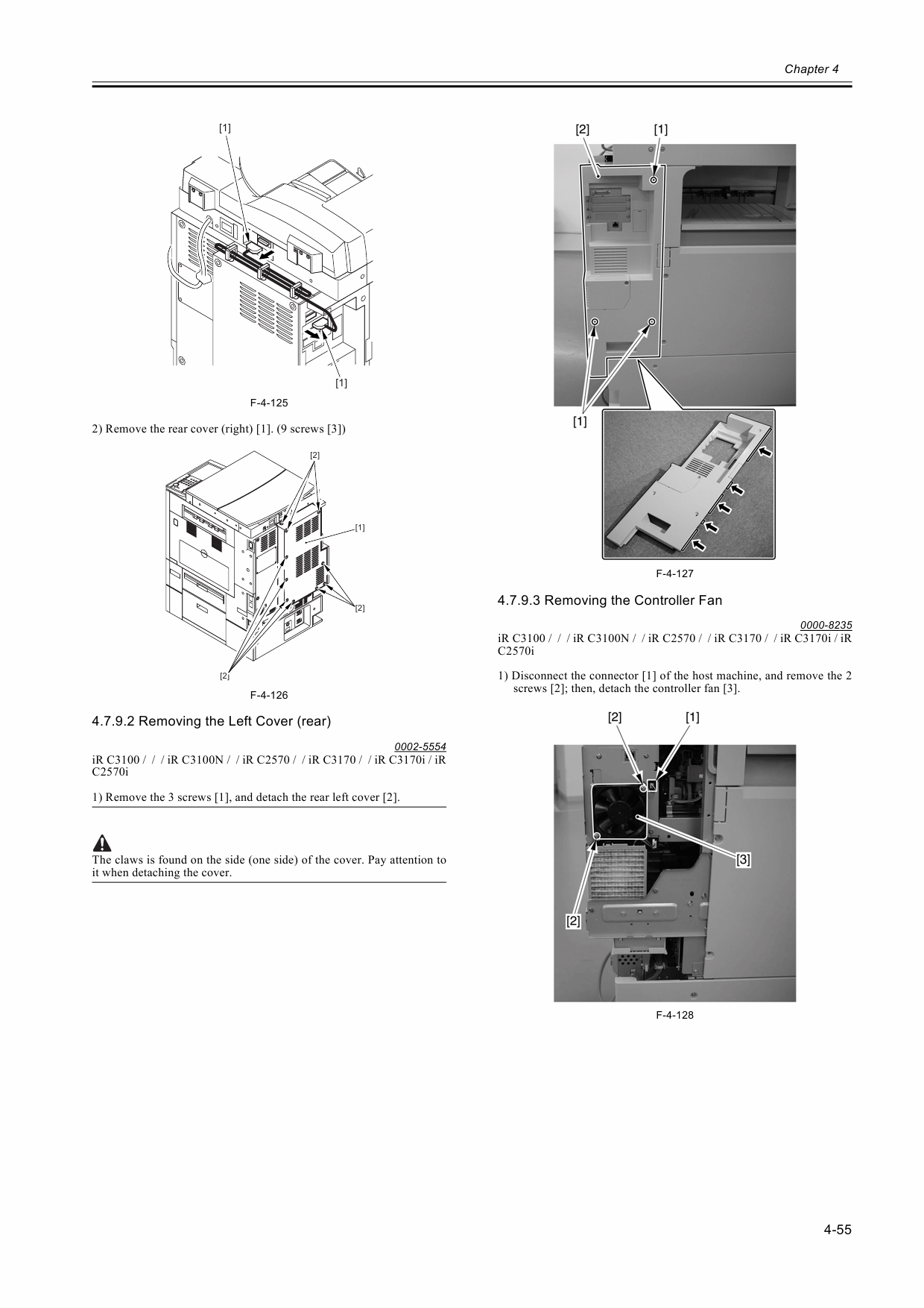 Canon imageRUNNER-iR C3100 C3170 C2580 Service Manual-3